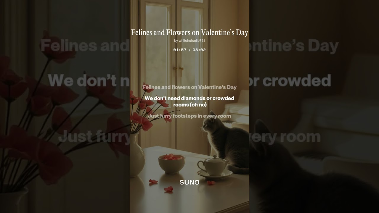 Felines and Flowers on Valentine’s Day 28