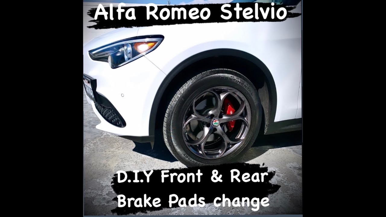 Alfa Romeo Stelvio DIY Front & Rear brake pad change