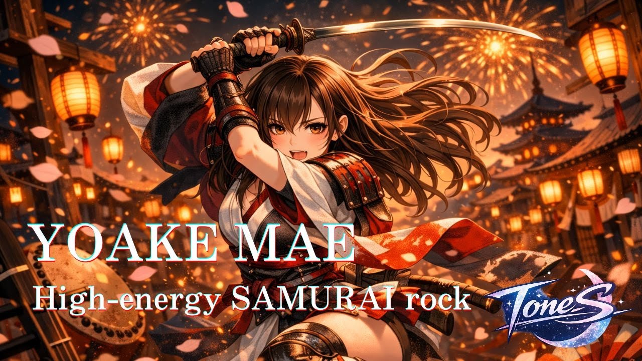【ボカロ】SAMURAI ROCK｜夜明け前(Never Step Back)｜Official Lyric Video