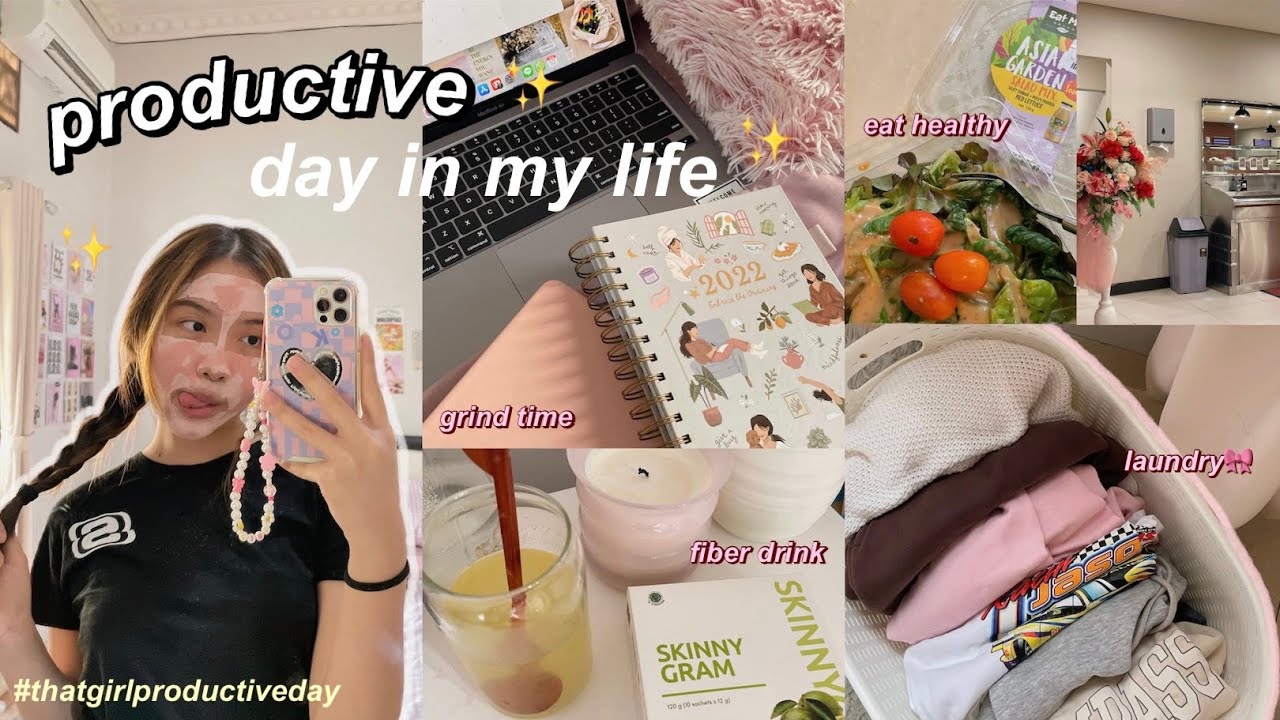 A DAY IN MY LIFE ♡ *productive* reset routine, deep clean, self care, healthy life, dinner 💌🌱✨