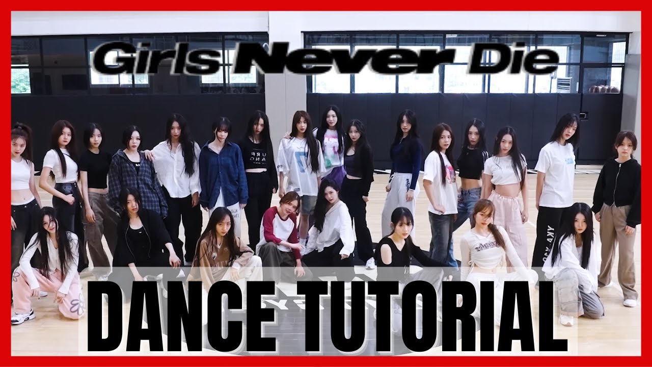 tripleS - 'Girls Never Die' Dance Practice Mirrored Tutorial (SLOWED)