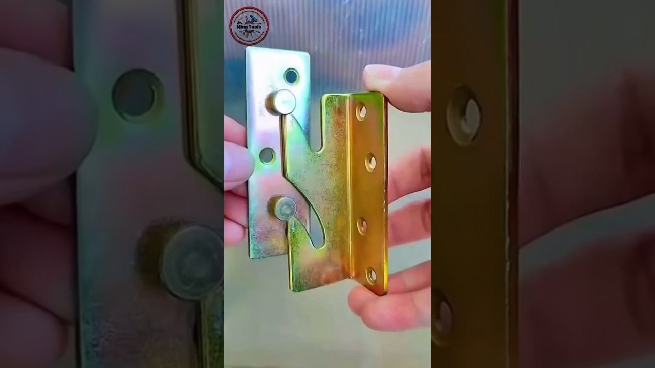 Bed Rail Brackets Bed Hinges Double Hooks with Screws Heavy Duty Replacement Part for Bed Frames 🛠️