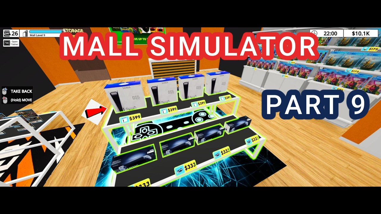 Consoles have arrived!! | Mall Simulator | Part 9