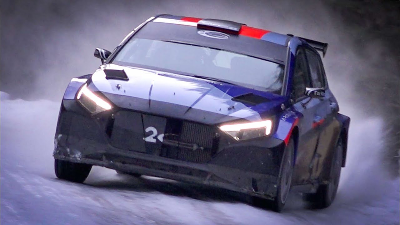 Test Rallye Monte Carlo 2025 | Eric Camilli & Thibault de la Haye | Hyundai i20 N Rally2