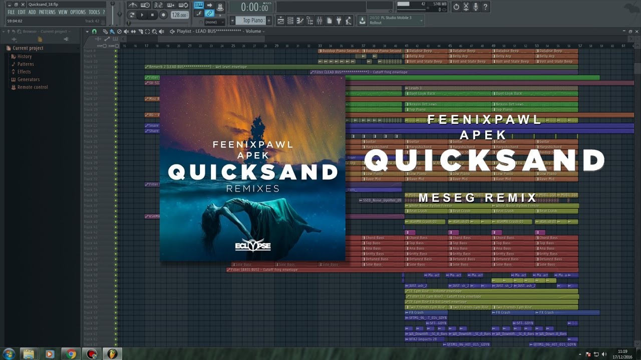 FEENIXPAWL & APEK - Quicksand [Meseg Remix] FLP File Breakdown
