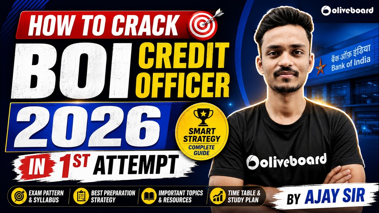 How to Crack BOI Credit Officer 2026 in 1st Attempt | Complete Preparation Strategy | Oliveboard