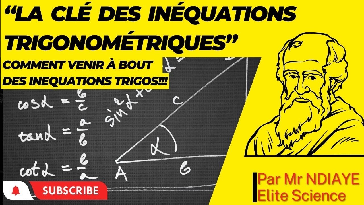 (1ES/MATHS) Inéquation trigo: après cette vidéo, fini tes soucis avec les inéquations trigos 😎👌