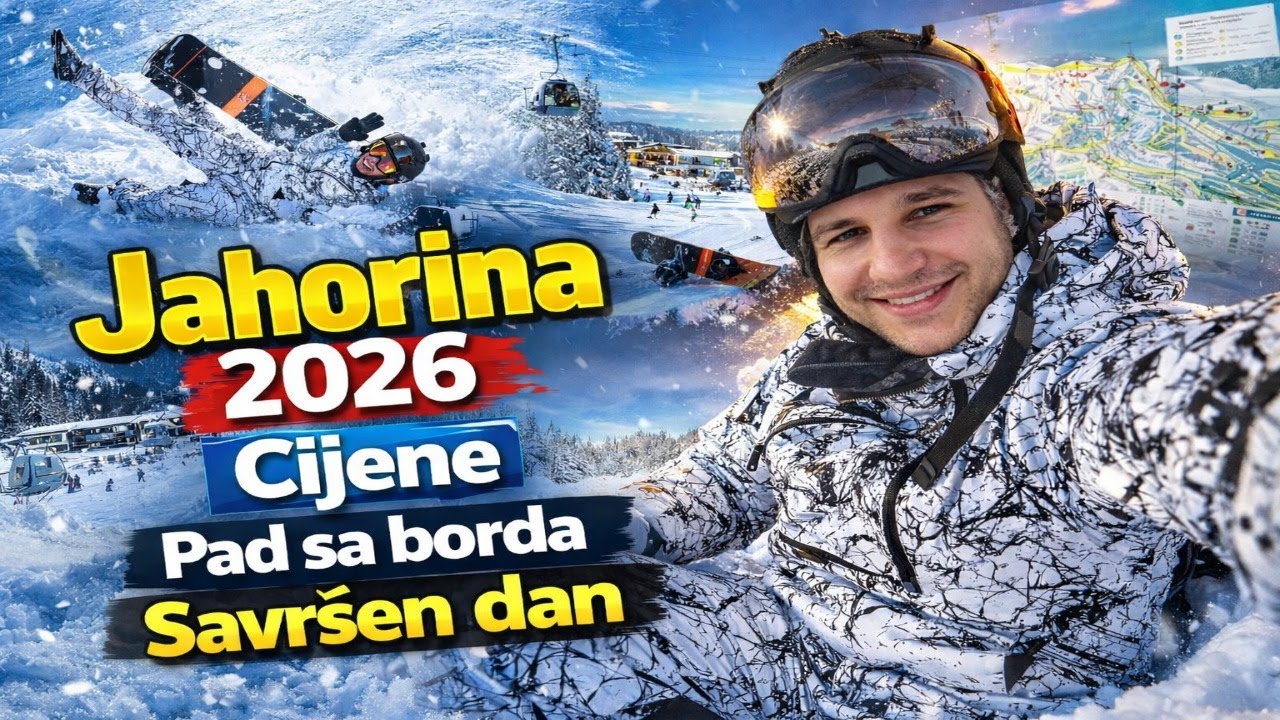 Jahorina VLOG  2026 – Cijene,  pad sa borda i prvi put  DJI Avata 2 dron na planini