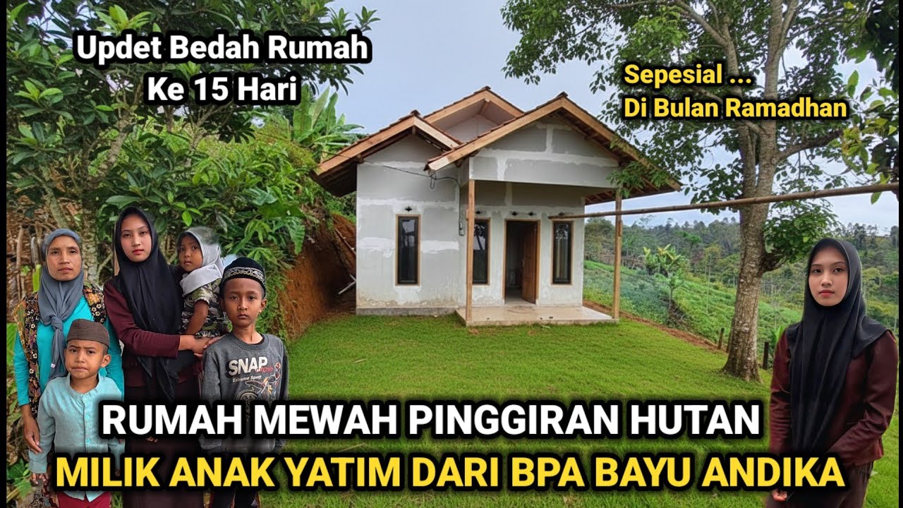 ISTANA TERSEMBUNYI RUMAH MEWAH MILIK ANAK YATIM YANG BERADA DI PINGGIRAN HUTAN