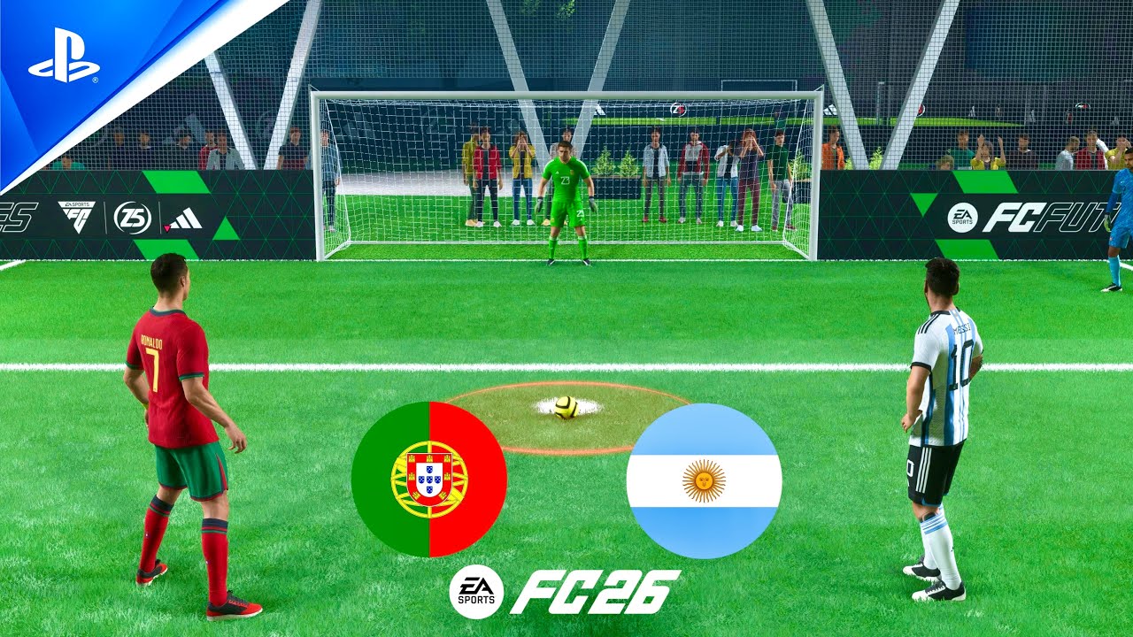 FC 26 Volta Football | Ronaldo vs Messi | Portugal vs Argentina | Penalty Shootout - PS5