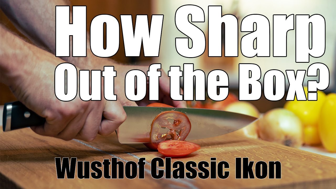 Wusthof Classic Ikon | Testing Sharpness and Improving the Factory Edge