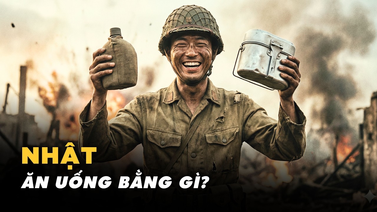 Quân đội NHẬT BẢN dùng những dụng cụ nào để ăn uống?