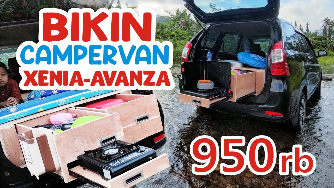 Cara Mudah Membuat Campervan Mobil Xenia Avanza Budget  950rb