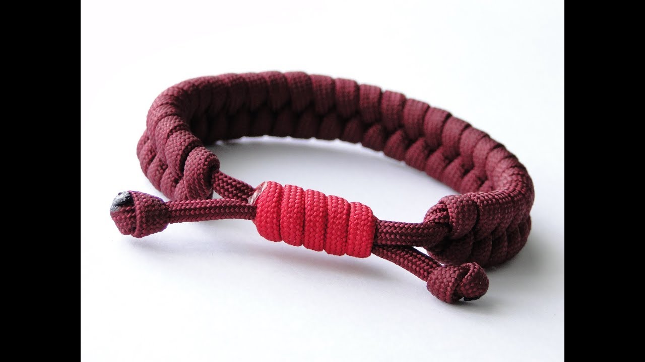 How to Make a Rastaclat Style Fishtail Paracord Survival Bracelet/Common Whipping Sliding Knot