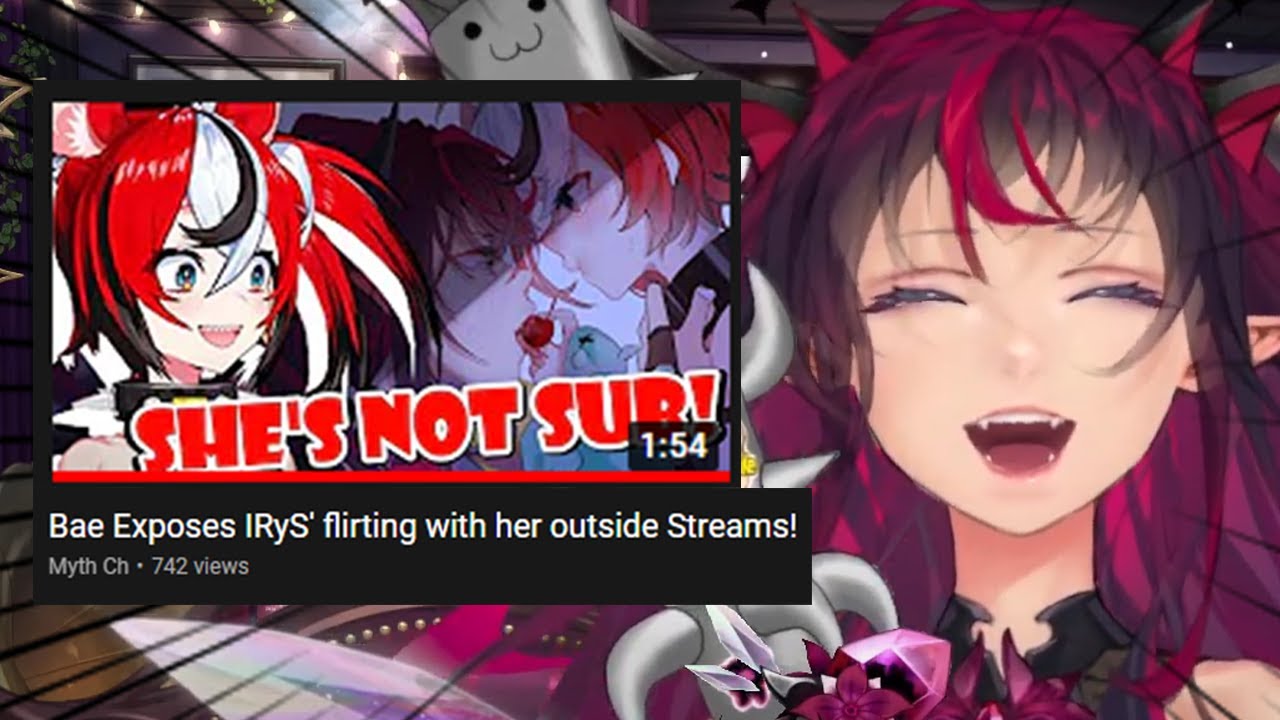 [ENG SUB/Hololive] IRyS' reaction to Bae exposing her flirting offstream