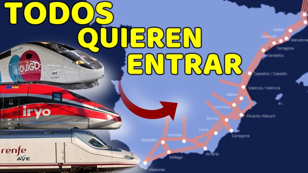 🍭 OUIGO IRYO y RENFE se DISPUTARÁN el CORREDOR MEDITERRÁNEO / Alta Velocidad Barcelona Valencia