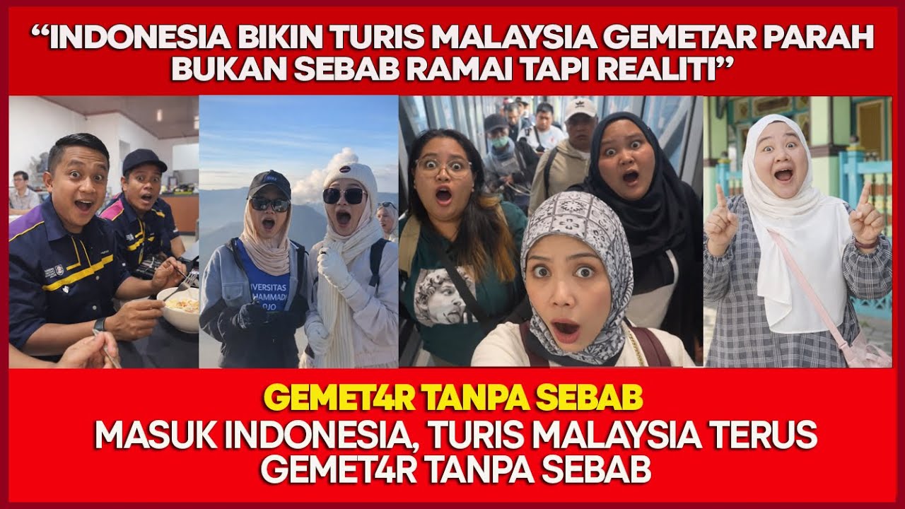 Indonesia Bikin Turis Malaysia Gemetar Par4h… Bukan Karena Ramai, Tapi Realitinya Ngeri!