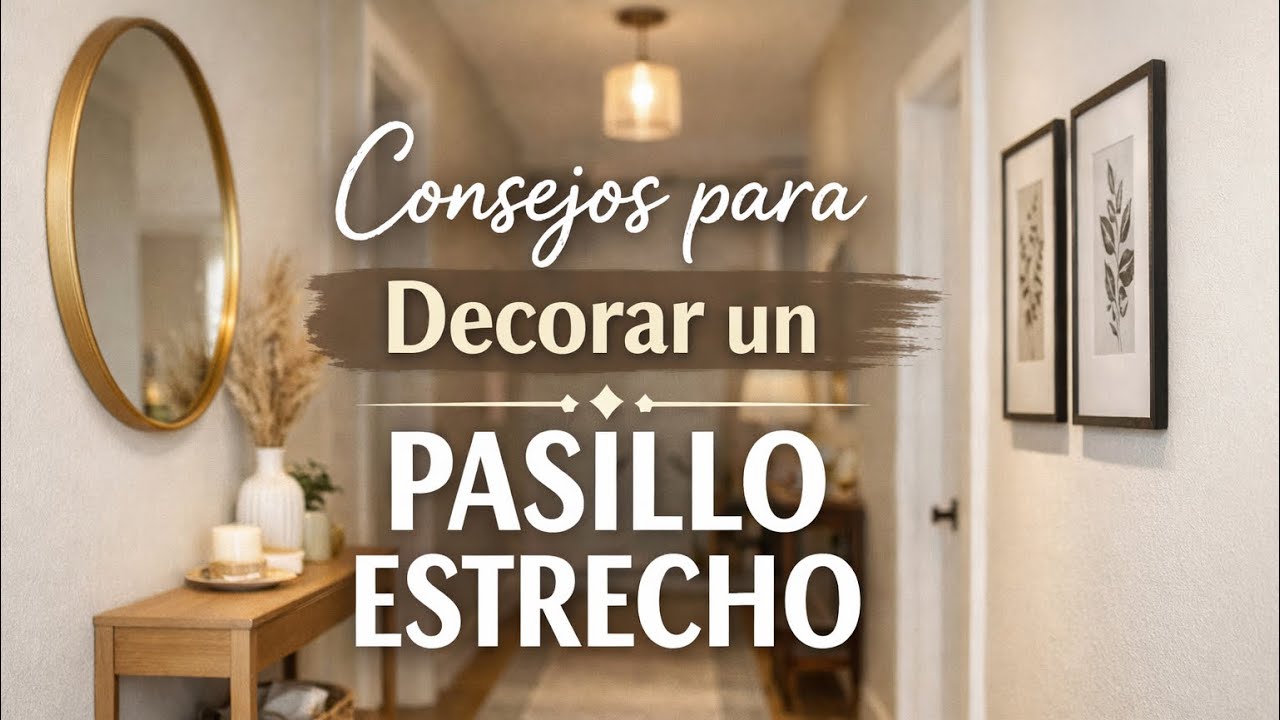 CONCEJOS DE COMO DECORAR UN PASILLO ESTRECHO 🌺💞