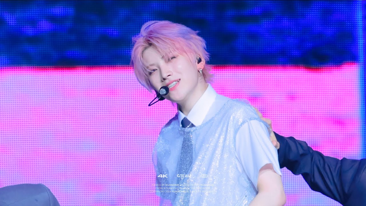 [4K] 240615 Weverse Con 앤팀 유마 FIREWORK 직캠 / &TEAM YUMA Focus
