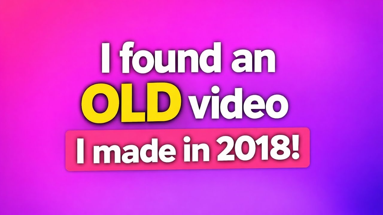 This video was recorded for my channel in 2018 and never saw the light of day so enjoy 🤣