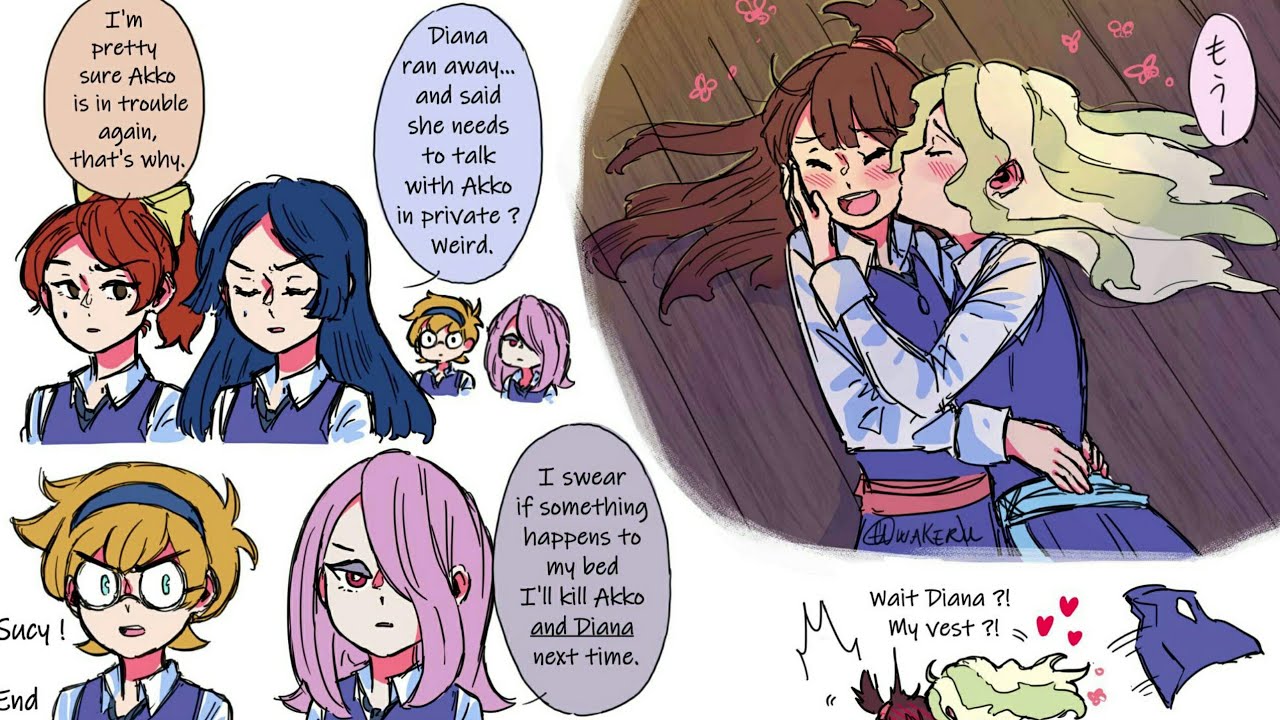 [Little With Academy] Diakko Comic Fanart (Diana x Akko) |RWRORIZ_RWBY
