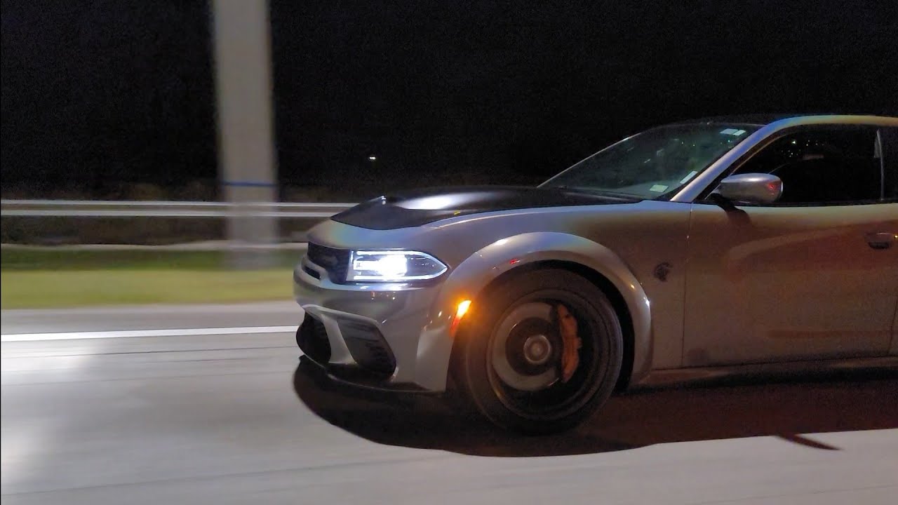 2020 Dodge Charger Hellcat Widebody vs 2016 BMW M4 Downpipes OTS Tune 93