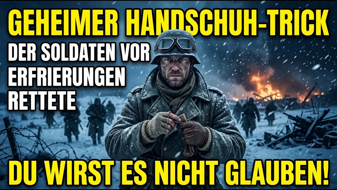 Der geheime Handschuh-Trick aus dem Zweiten Weltkrieg, der Soldaten vor Erfrierungen rettete