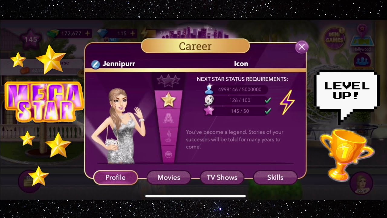 Hollywood Story: Reaching Megastar Status!! ⭐️