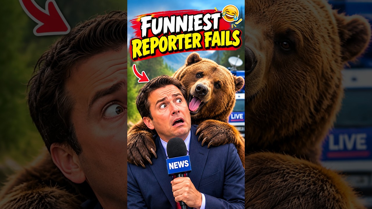 Ranking the Funniest Reporter Fails 😂 | Live TV News Bloopers #Shorts