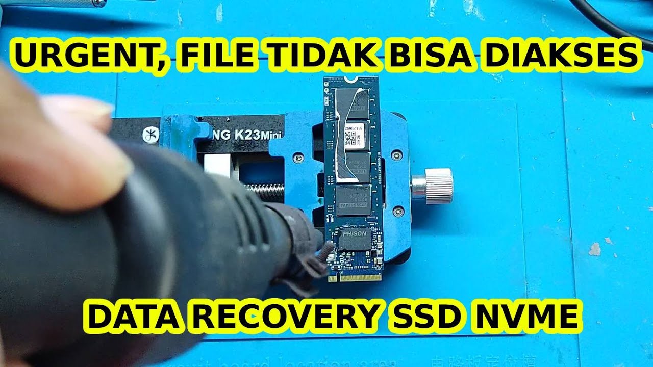 Perbaikan SSD NVME, pemilik membutuhkan data penting di dalamnya | Data Recovery