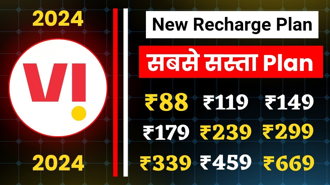 vi new recharge plan 2024 vi recharge plan vi best recharge plan vodafone recharge plan vi sim plan