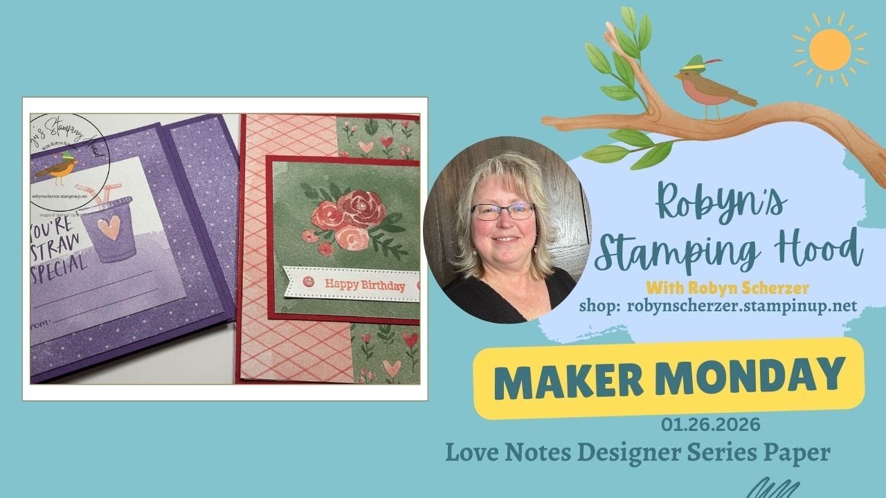 Stampin' Up! Love Notes-Maker Monday 26.01.2026