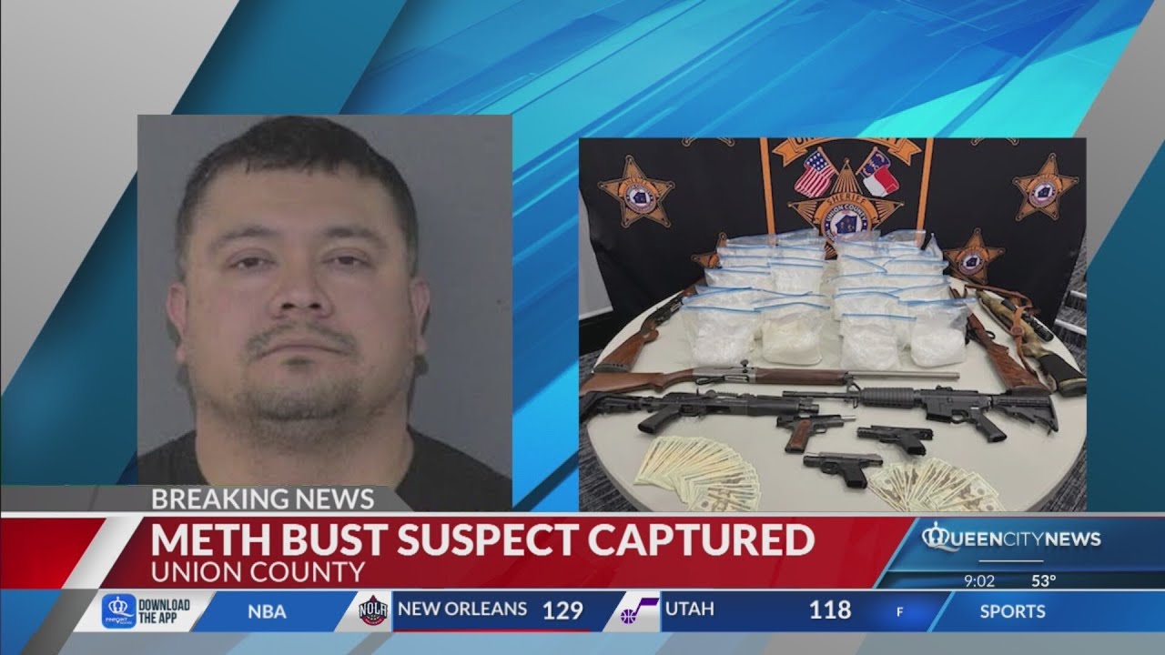 $1M Bond: 79 lbs. of meth, 9 guns found in Wingate