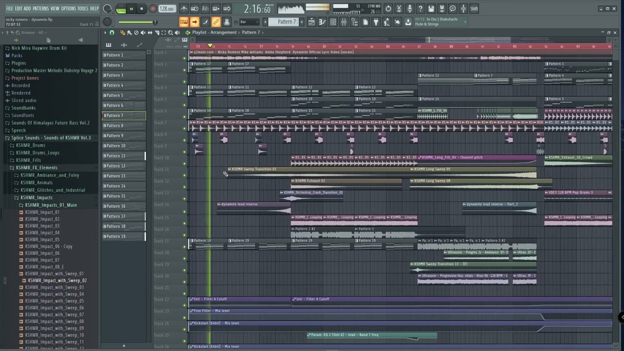 Nicky Romero, Mike Williams & Amba Shepherd - Dynamite (Fl Studio Remake)