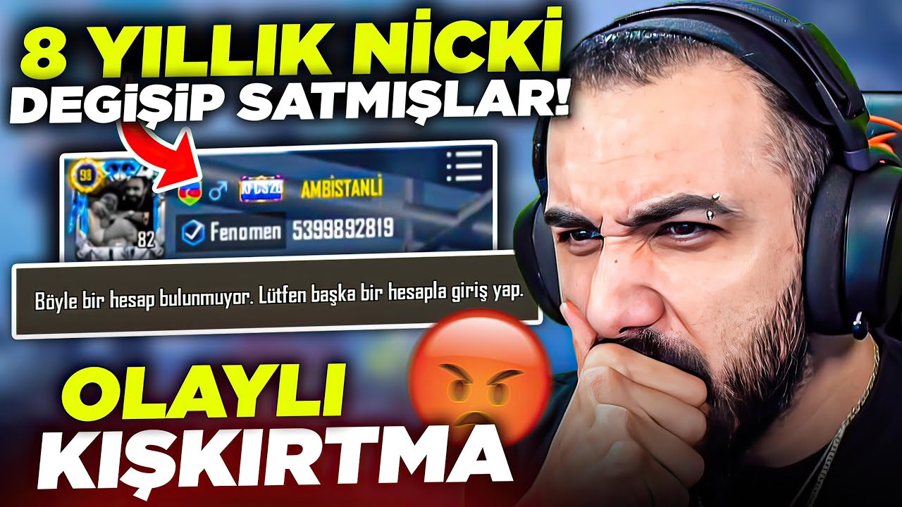 HESABIMI SATILIĞA ÇIKARIP 8 YILLIK NİCKİMİ DEĞİŞTİRMİŞLER 😡 | PUBG MOBILE