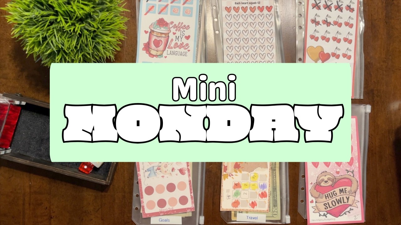 Mini Monday | GIVEAWAY Winners | Saving $50 | February | Cash Stuffing | Savings Challenges
