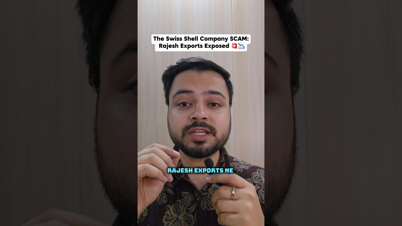 How Rajesh Exports Faked 5400x Revenue 🤯 (Swiss Scam) #stockmarketindia #investing #scam #SEBI