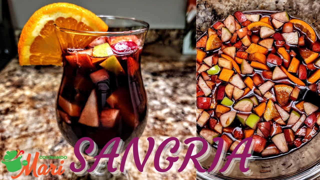 Cómo hacer la Mejor Sangría Casera muy Fácil y Deliciosa,
