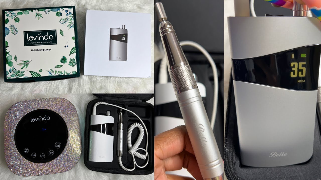 MY FAVOURITE NAIL LAMP EVER | Lavinda Nail Lamp & Belle Nail Drill