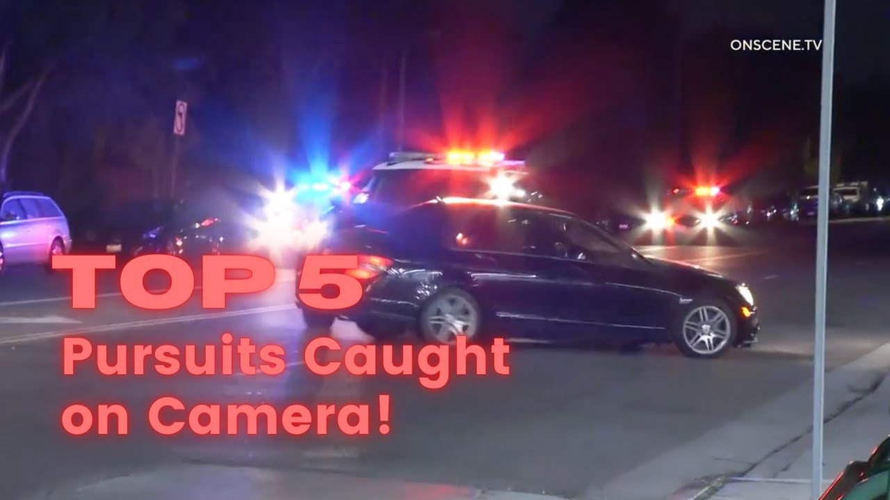 Top 5 Craziest Pursuits *CAUGHT ON CAMERA!*