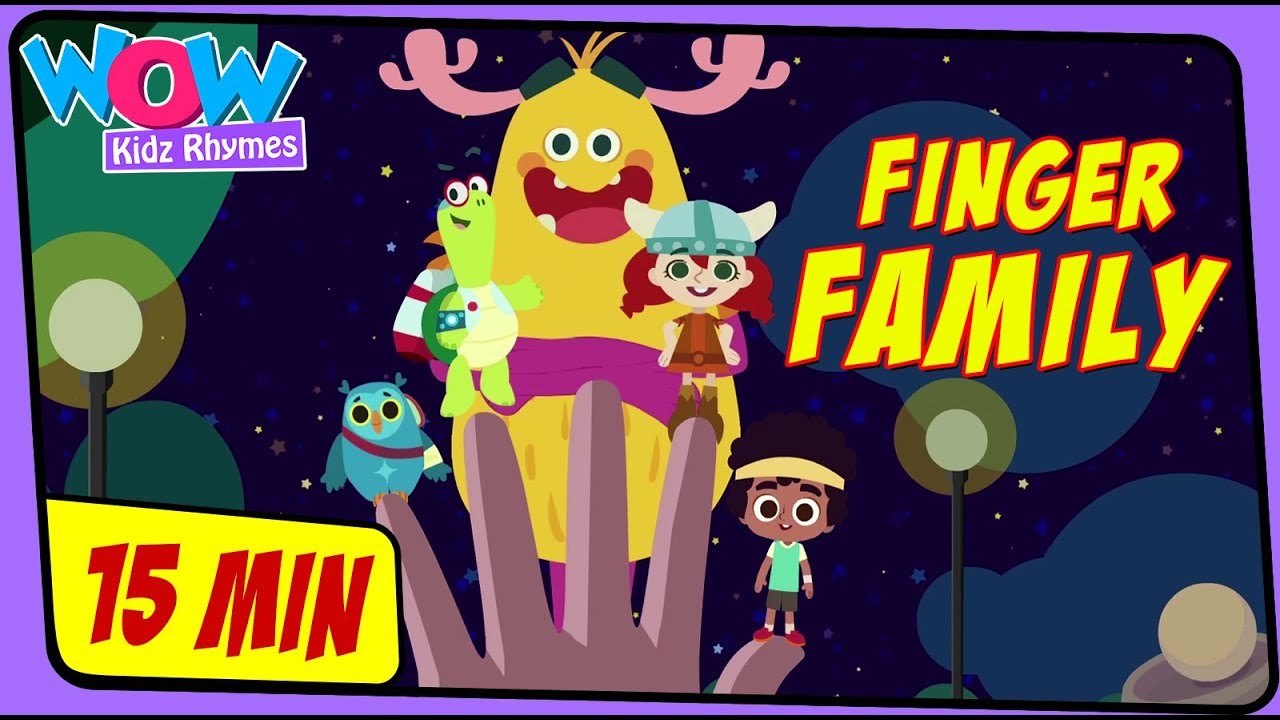 Finger Family | Popular Nursery Rhymes for Kids | Videos for Children | KinToons