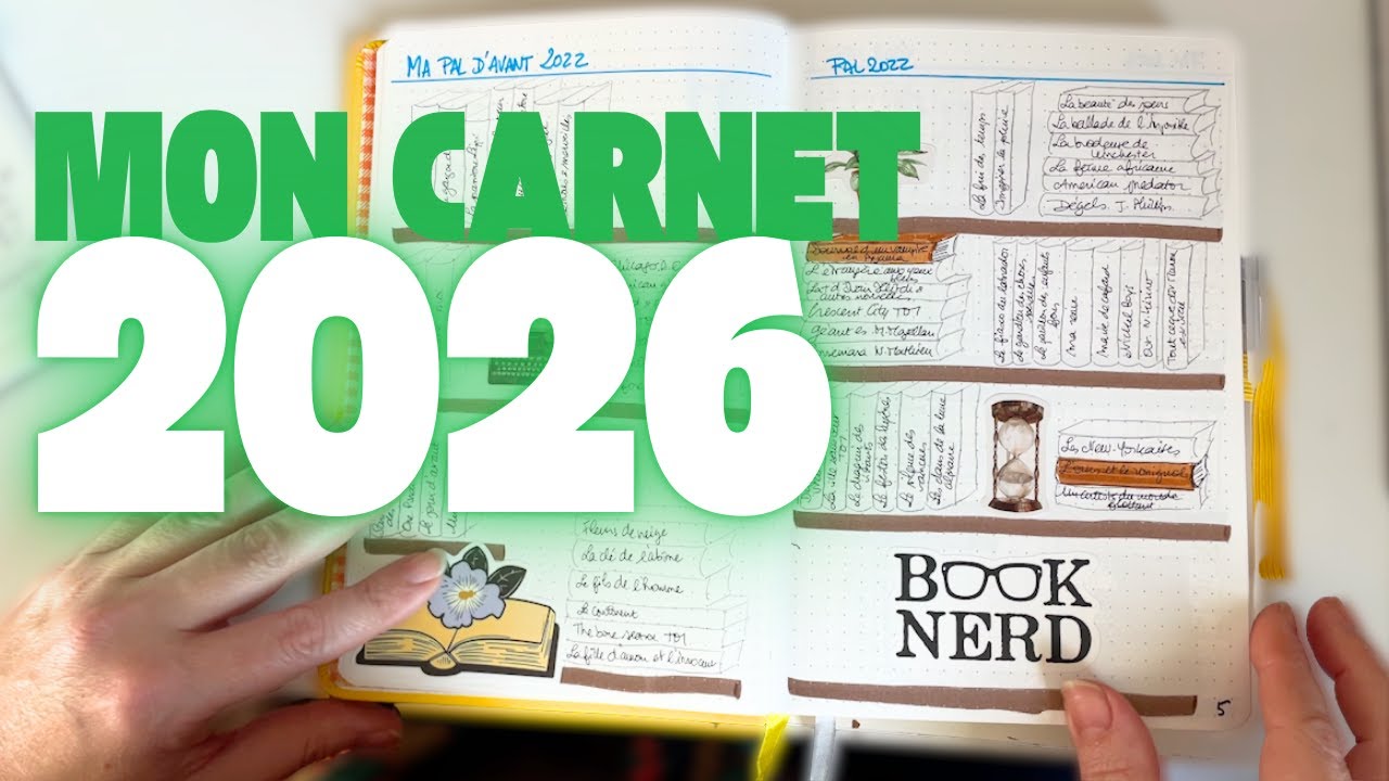 Carnet lecture 2026 • mon organisation
