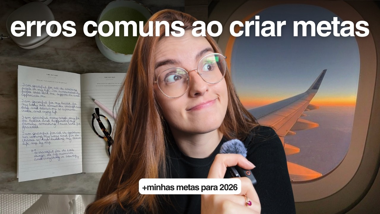 Eu falhei em mais da metade das minhas metas (e o que aprendi pra 2026)
