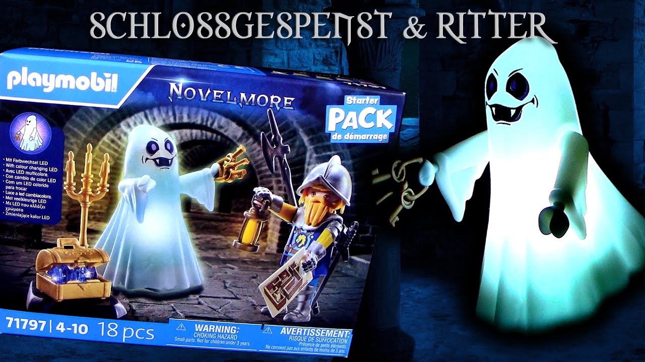 Playmobil ® Novelmore - Schlossgespenst & Ritter - 71797 Farbwechsel & Glow in the Dark - Unboxing