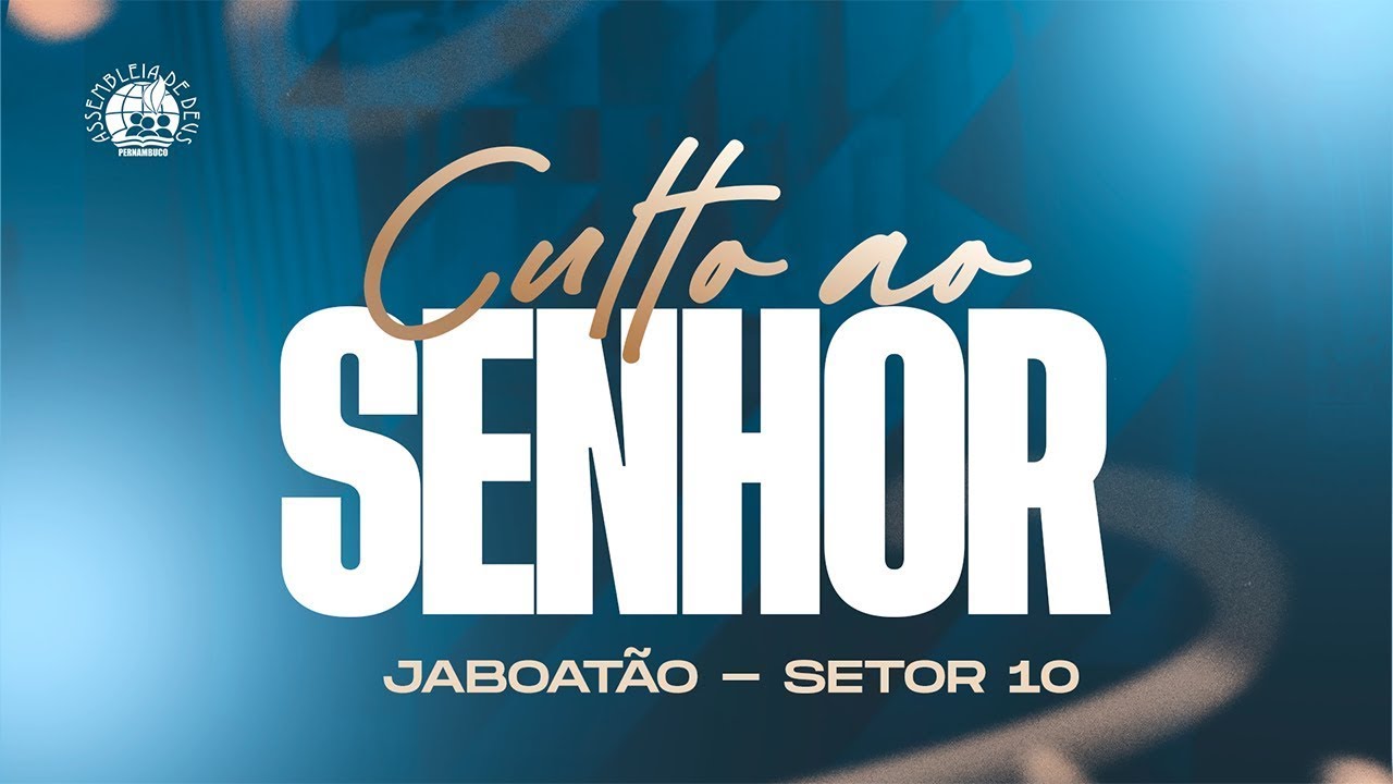 AO VIVO | CULTO AO SENHOR | 15/03/2026 | IEADPE - JABOATÃO