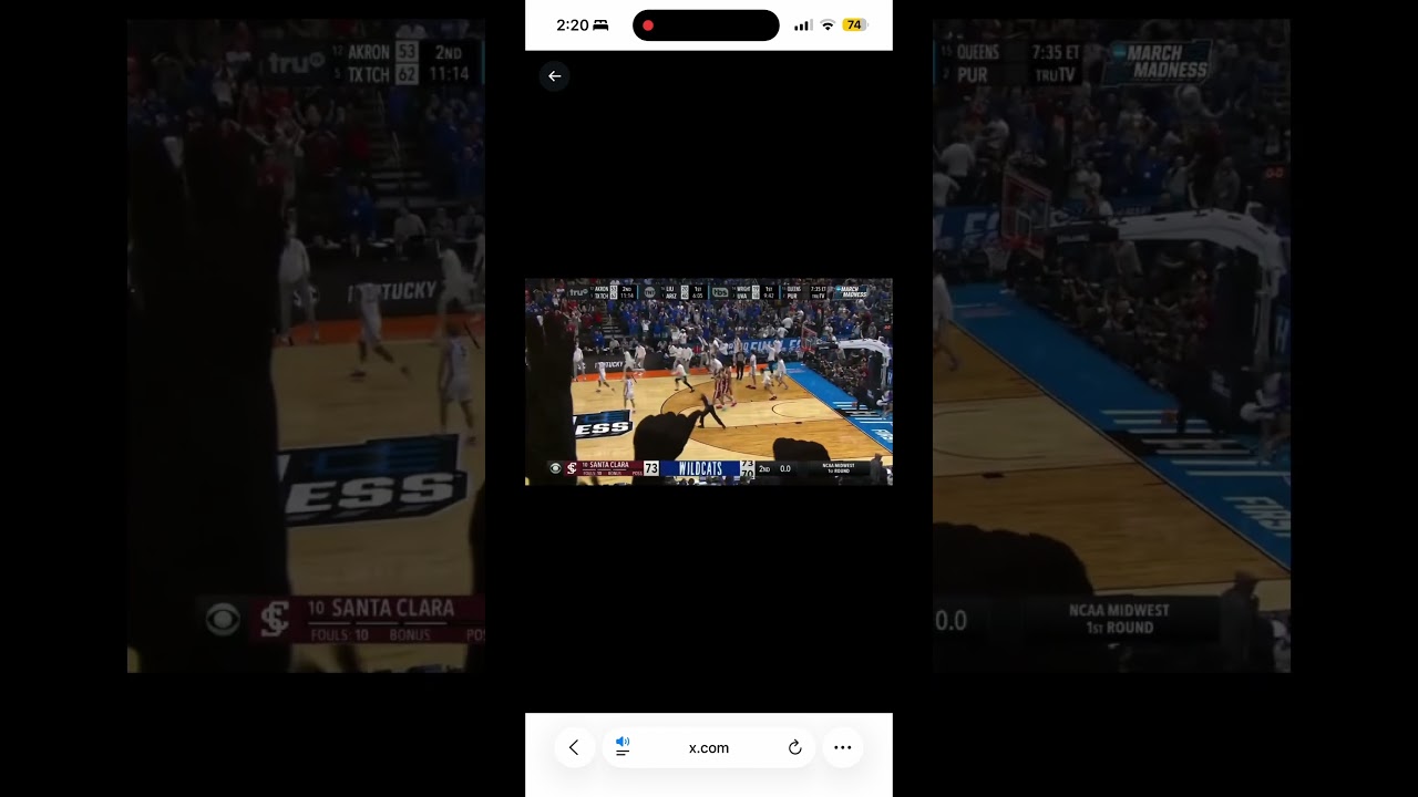 MARCH MADNESS BUZZER BEATER FROM OTEGA OWEH FOR KENTUCKY! #marchmadness #ncaatournament #kentucky