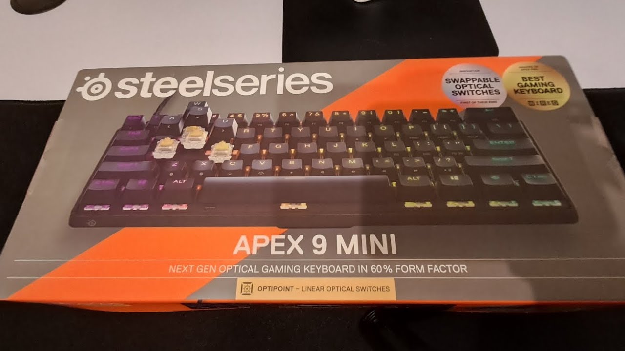 Unboxing Steelseries Apex 9 Mini🎁✨️ 