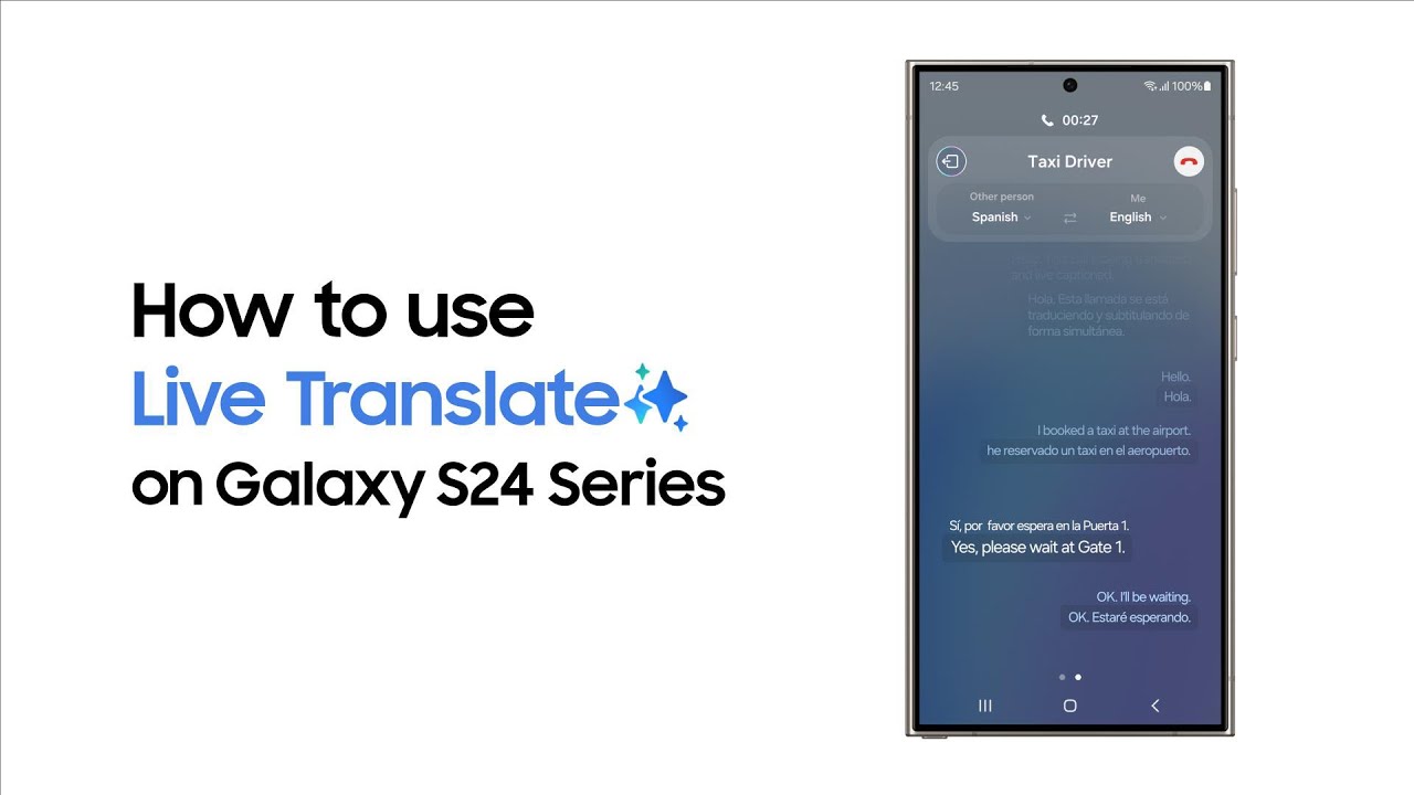 How to use Live Translate | Galaxy AI | Galaxy S24 Series | Samsung