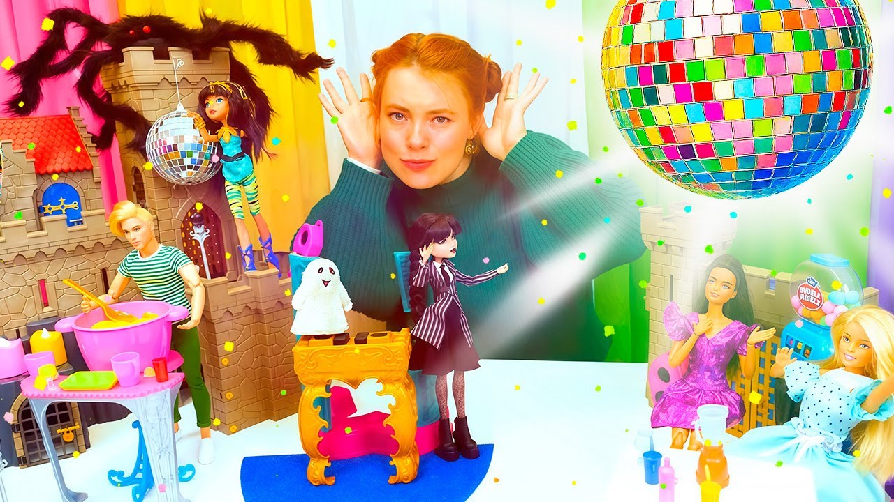 👻🧹 Geisterschloss Reinigung – Barbie putzt und Irene überrascht