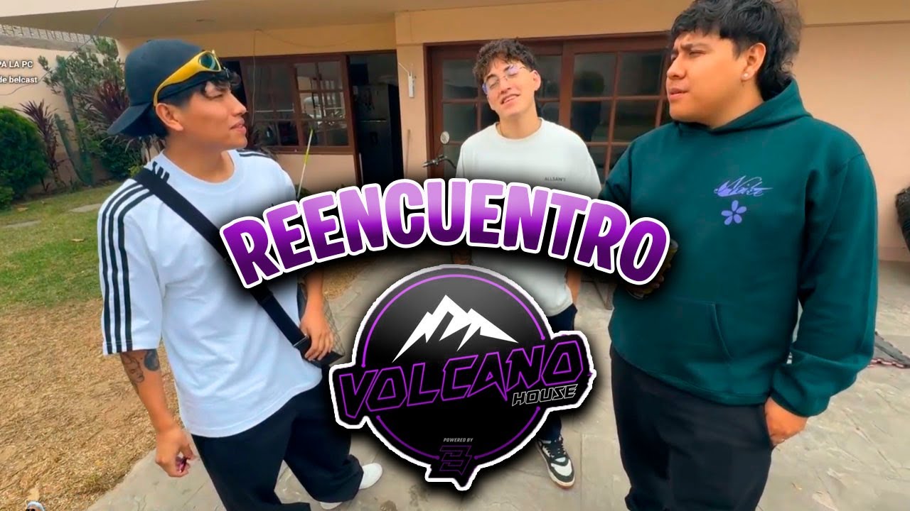 Reencuentro de la VOLCANO HOUSE - Buti Glogloking y Macarius #kickperu #glogloking #buti #macarius